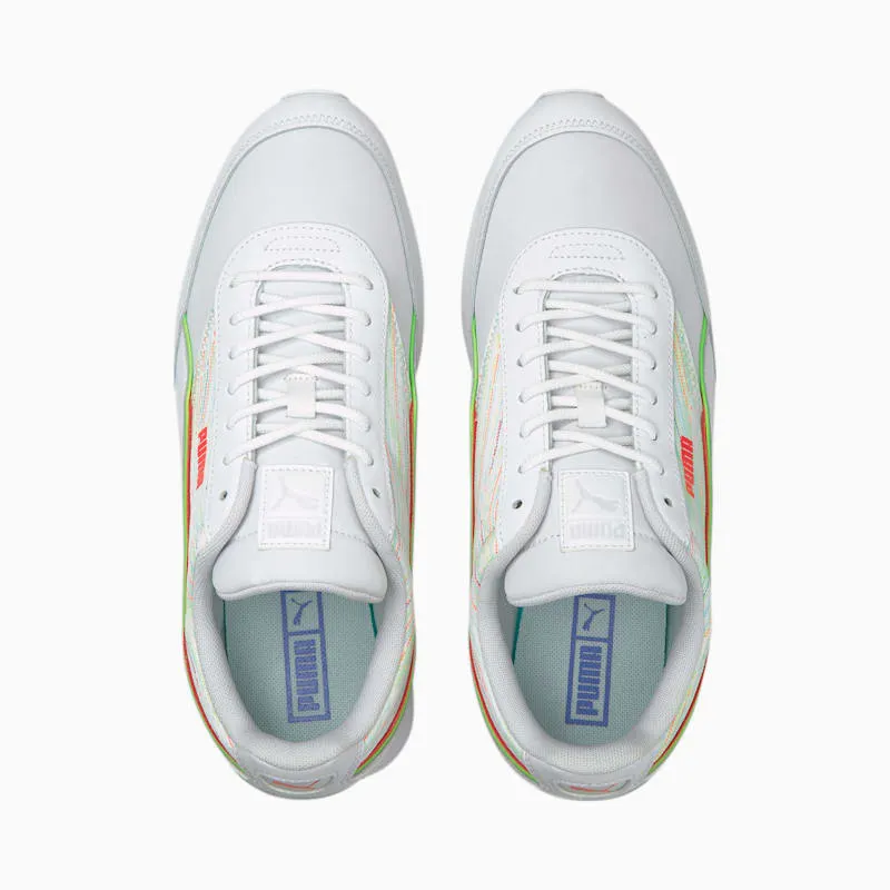 Puma Future Rider Double Spectra White/Green (382740-01)