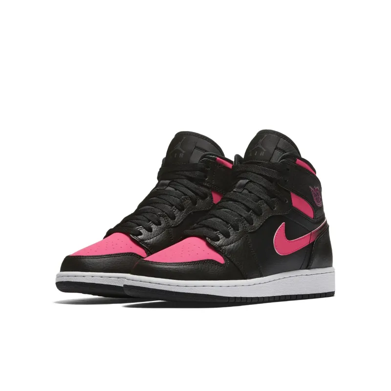Jordan 1 Retro High Black Hyper Pink (GS) Black/Black-Hyper Pink-White (332148-019)