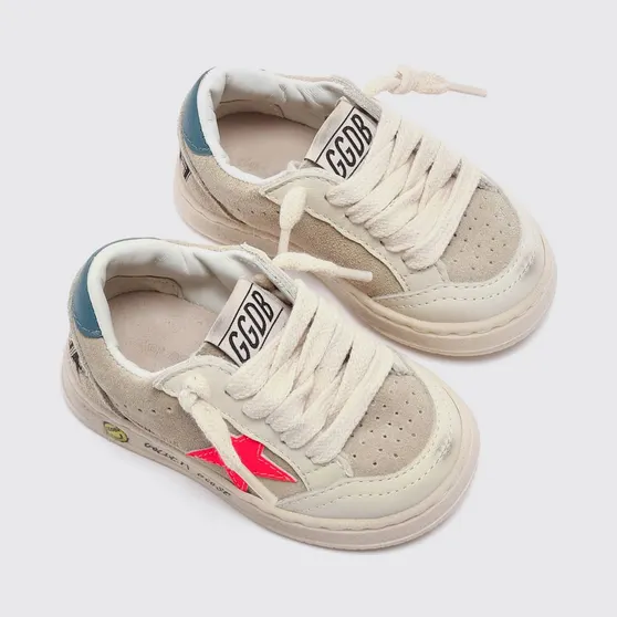 Golden goose Ball Star Used Suede Sneakers Beige (GJF00439F00805015863)
