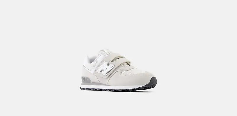NEW BALANCE 574 HOOK & LOOP “NIMBUS CLOUD / WHITE” (PV574EVW)