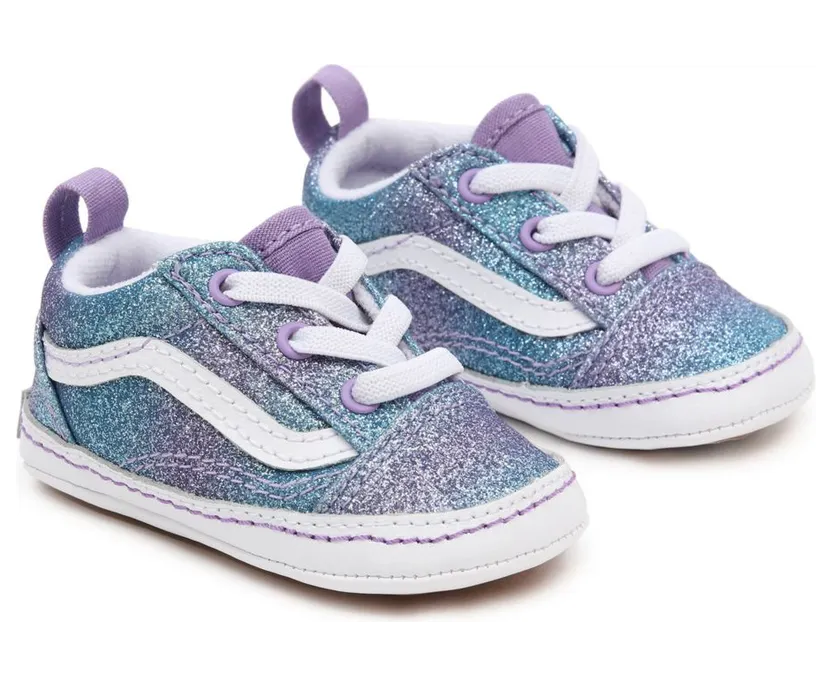 VANS Ombre Glitter Old Skool Crib Babyschoenen Paars (VN0A3U8KABN)