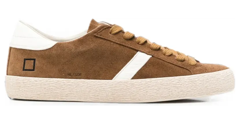 D.A.T.E. Hill Sneakers aus Wildleder mit Logo-Detail – Braun (M451HLSDCU)