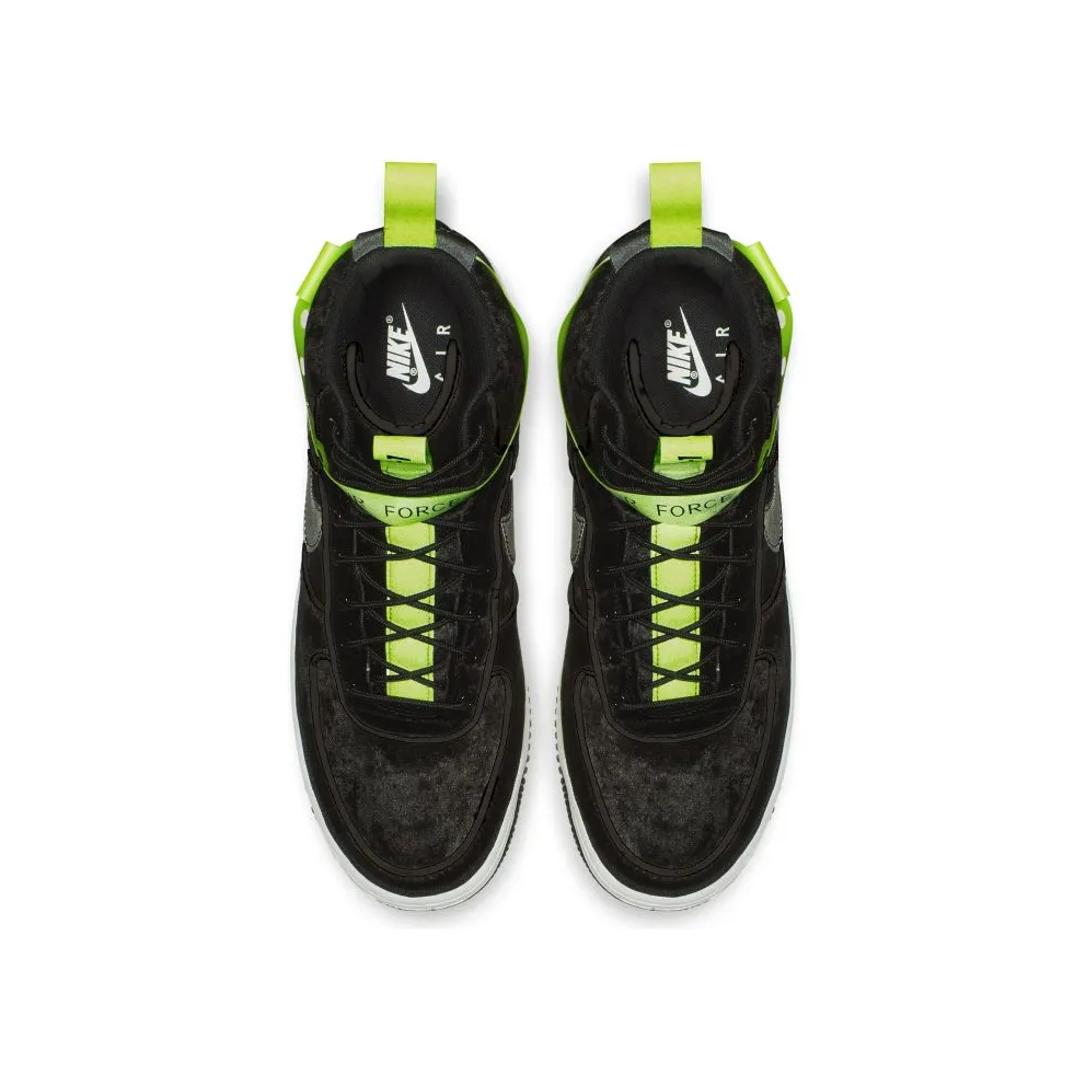 Nike Air Force 1 High Magic Stick VIP Black Black/Black-Volt-Black (573967-003)