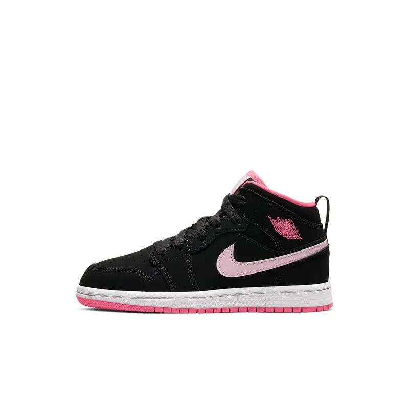 Jordan 1 Mid Black Digital Pink (640737-066)