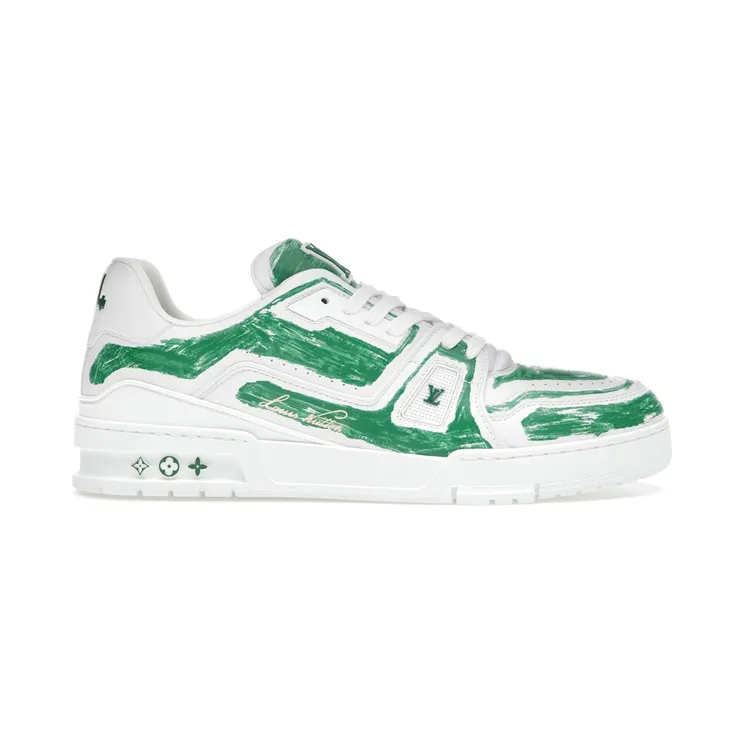 Louis Vuitton Trainer Colored-In Motif Green (1ABLWV)