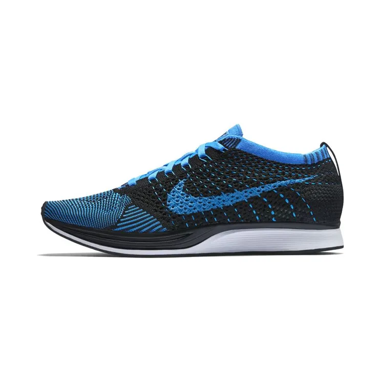 Nike Flyknit Racer Black Photo Blue