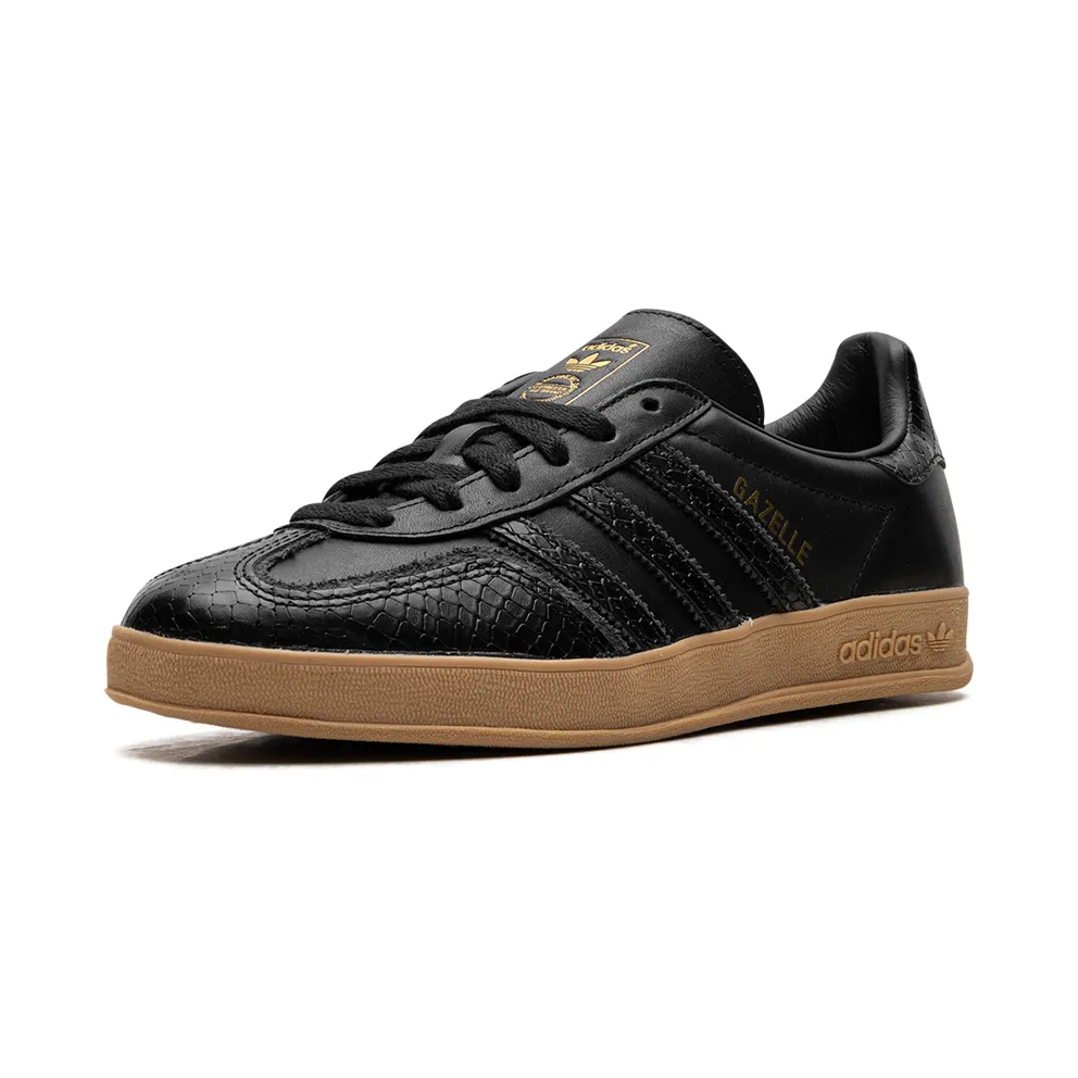 Adidas Gazelle Indoor “Core Black Snakeskin” (IF1978)