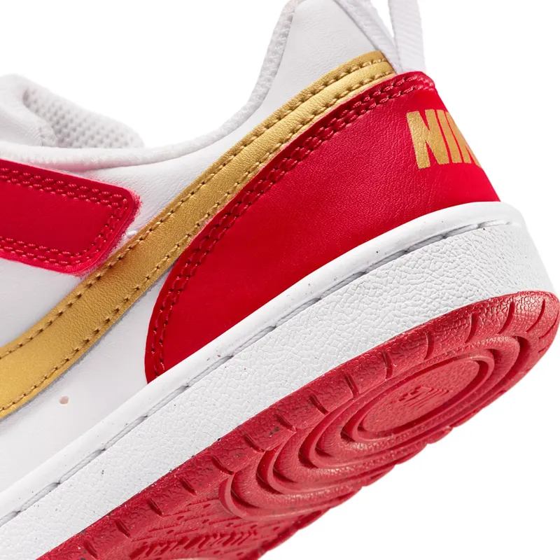Nike Court Borough Low Recraft White University Red Gold (DV5457-137)
