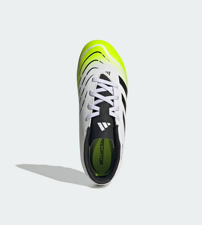 adidas Predator Club FG/MG Cloud White Core Black Lucid Lemon (JH8868)