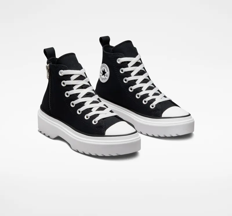 Converse Chuck Taylor All Star Lugged Lift Platform Canvas Black/Black/White