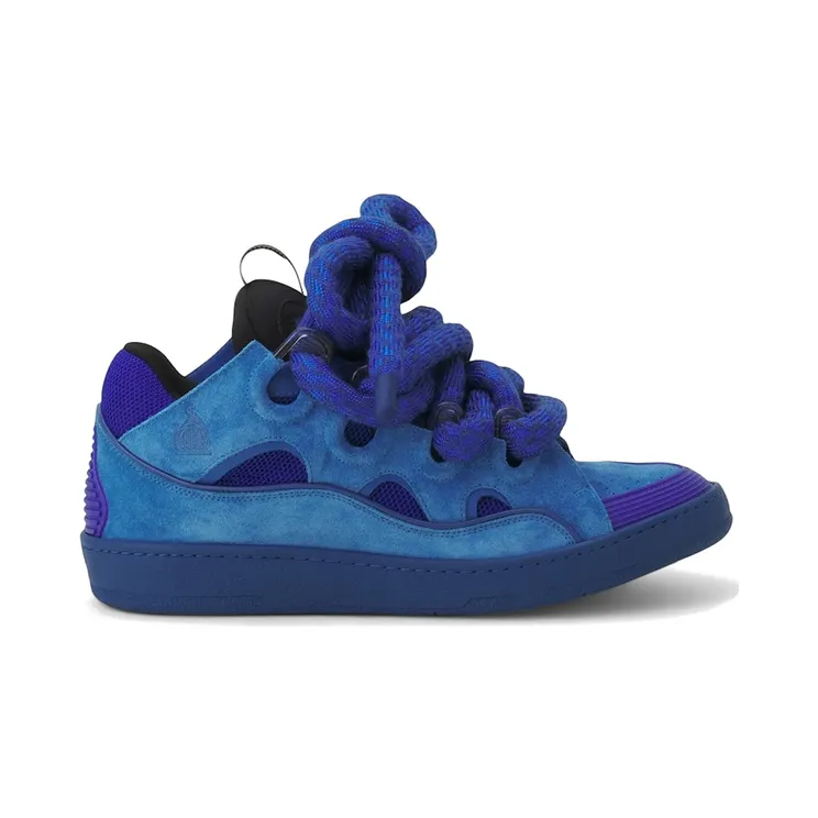 Lanvin Leather Curb Snake Laces Blue Black (FU-SKDK12-DRCO-H252010)