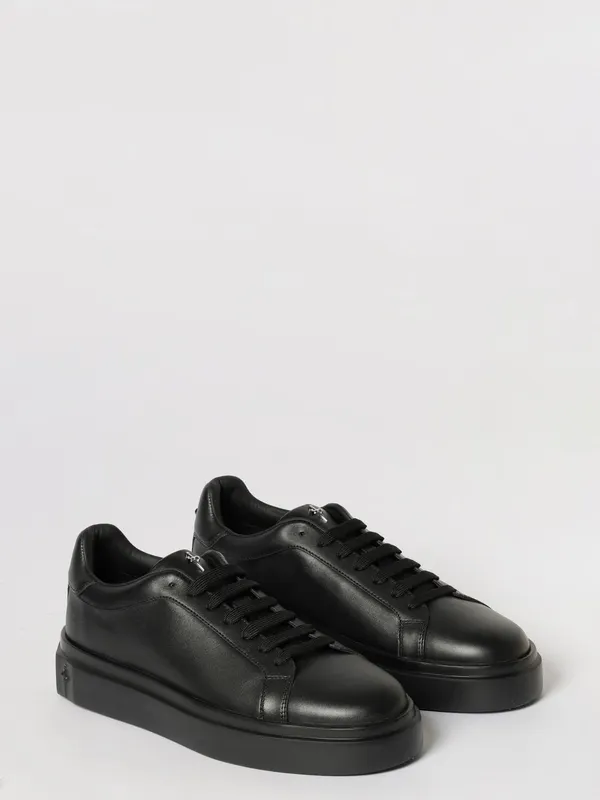Cesare Paciotti Leather Sneakers Black (MU69400VT999)