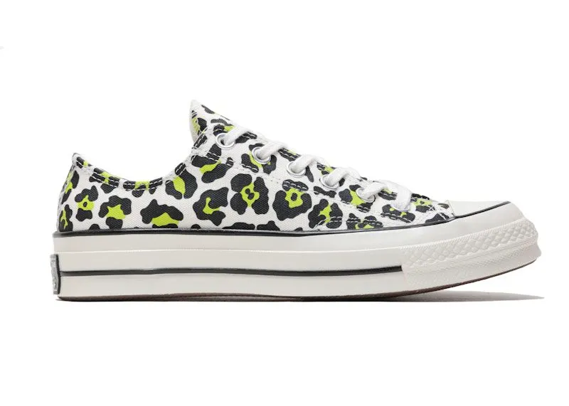 Converse Chuck Taylor All Star 70 Ox Leopard White Bold Lime (164410C)