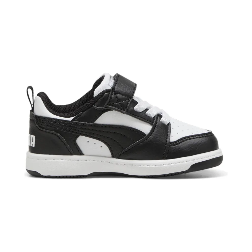 Puma Rebound v6 Lo “Puma White / Puma Black” (397420_01)
