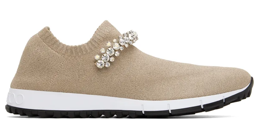 Jimmy Choo Beige Verona Sneakers (VERONA AOZ)