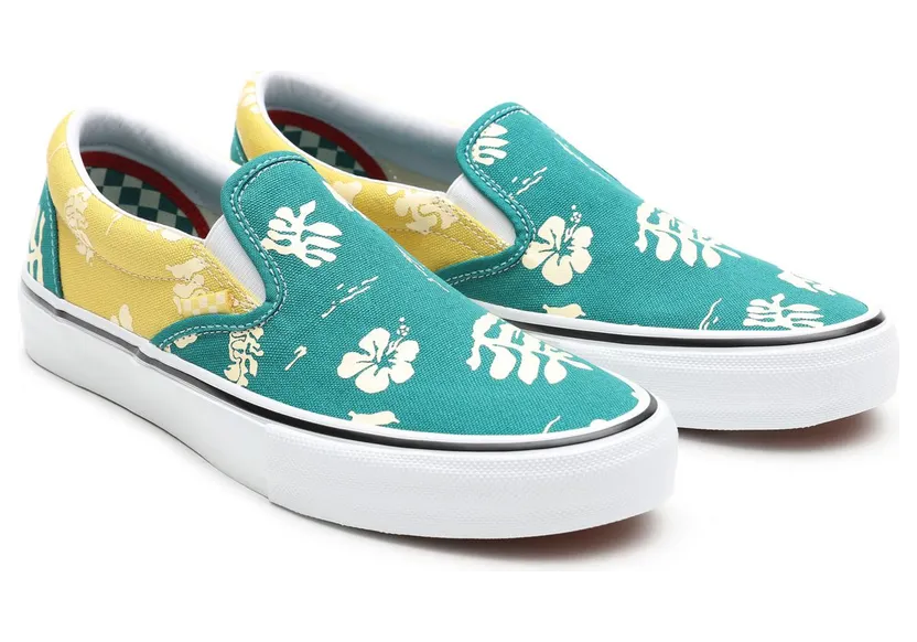 VANS Aloha Slip-on Skateschoenen Geel (VN0A5FCA3LA)