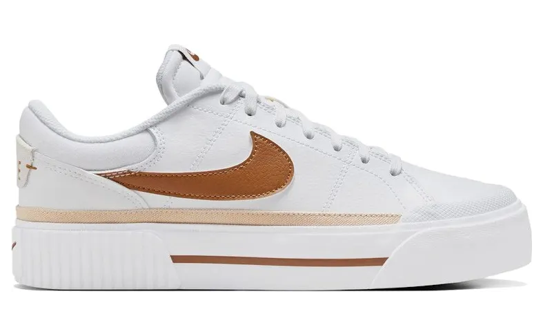 Nike Court Legacy Lift White British Tan Sanddrift (HQ1542-100)