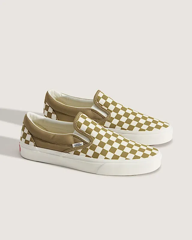 Vans Slip-On Color Theory Checkerboard Olive Brown (VN000Z7AOVB)