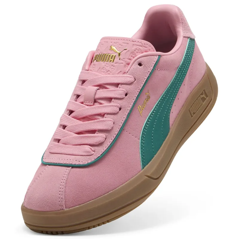 Puma Club Klassika Suede “Pinkscape / Wild Green / Puma Gold” (400718_07)