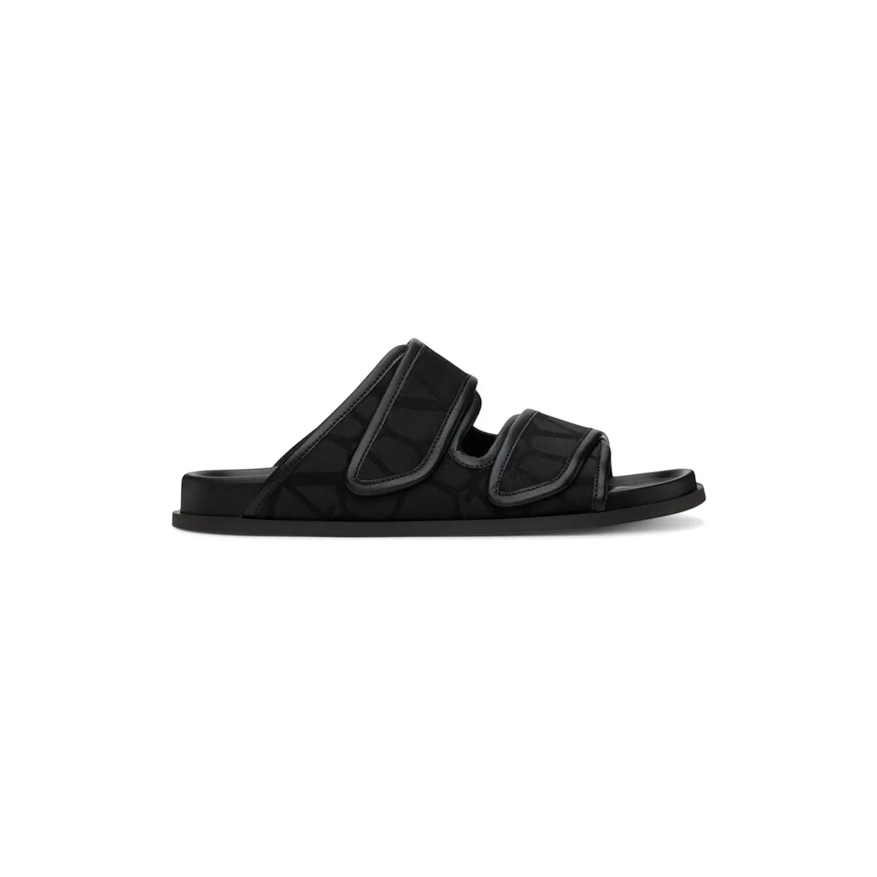 Valentino Garavani Toile Iconographe Sandals Black (4Y2S0H86 IDQ 0NO)