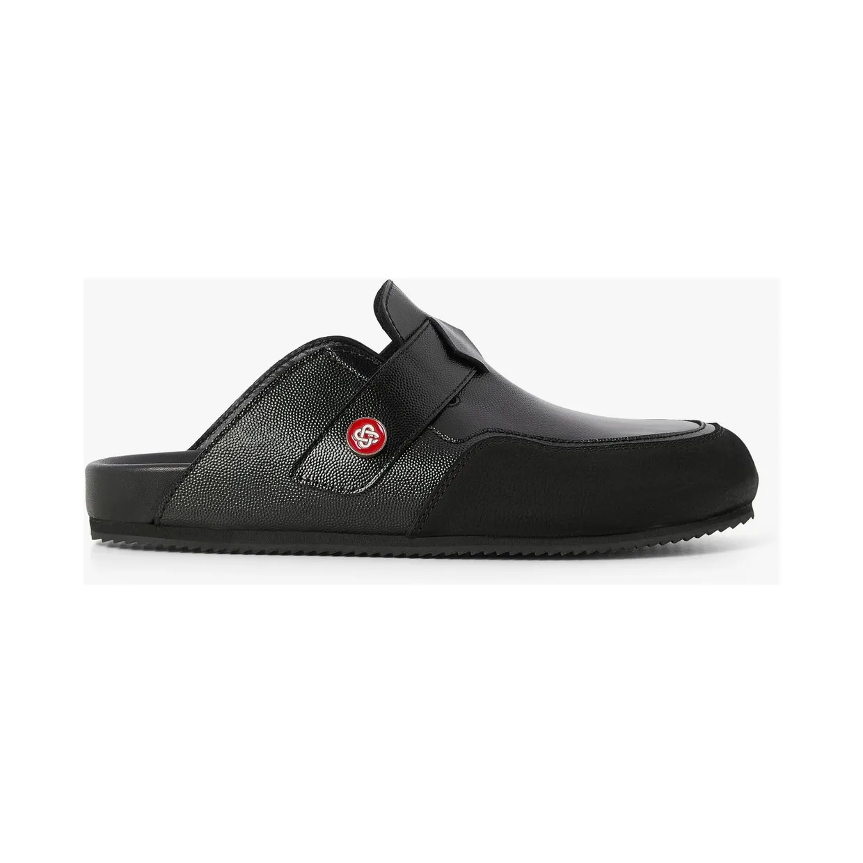 Casablanca Outdoor Mule (a-pf26-fw-075-01-m-mens-black-outdoor-mule)