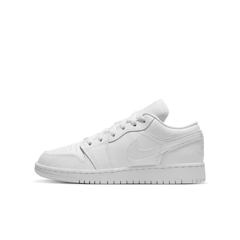 Nike Jordan 1 Low White (GS) White/White/White (553560-130)