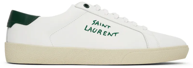 Saint Laurent White Court Classic SL/06 Embroidered (61068500NI0)