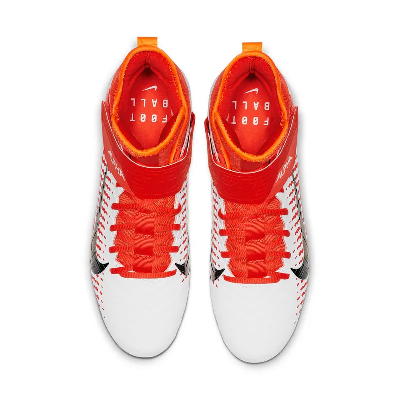 Nike Alpha Menace Pro 2 Mid White Team Orange White/Team Orange/Total Orange (AQ3209-107)