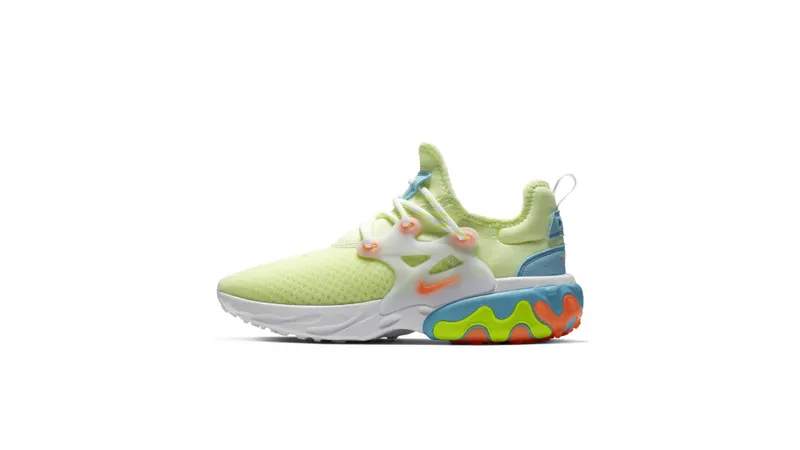Nike React Presto Barely Volt (W) Barely Volt/Hyper Crimson-Blue Gaze-Volt-White (CD9015-700)