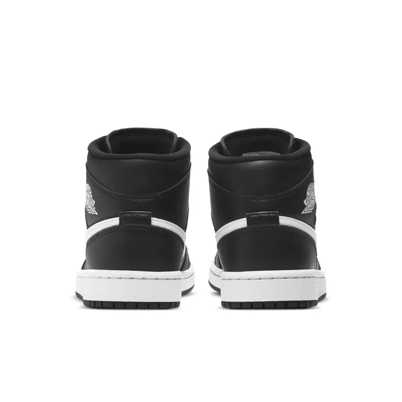 Jordan 1 Mid Black White (W) Black/White (BQ6472-011)