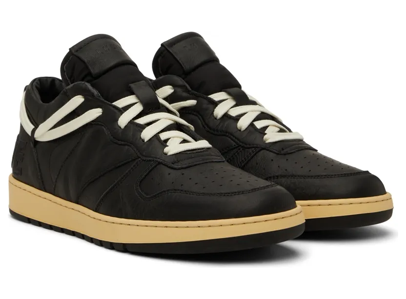 Rhude SSENSE Exclusive Black Rhecess Low Sneakers (RHSS22FO23178372) (4)