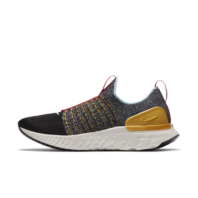 Nike React Phantom Run Flyknit 2 Black Phantom (W) Black/Phantom/Dark Sulfur (CZ8137-001)