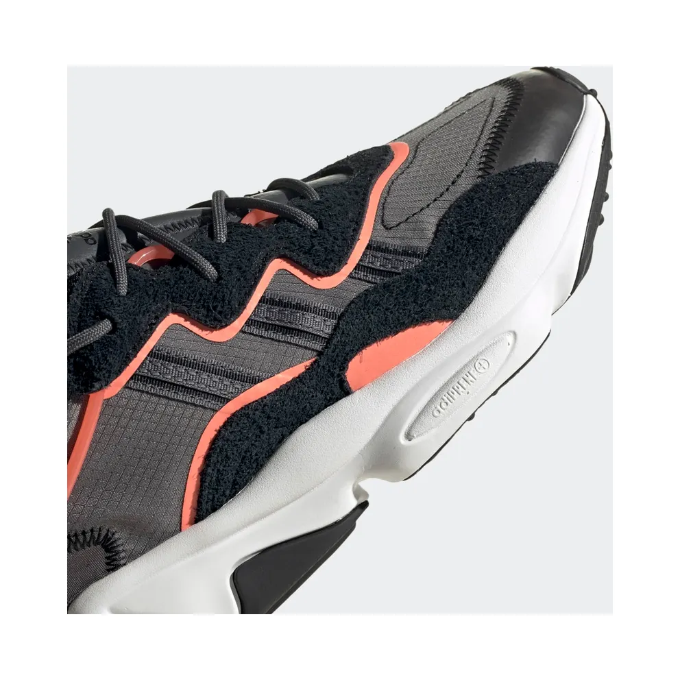 Adidas Ozweego ‘Black Signal Coral’ Core Black/Grey Six/Signal Coral (EF4289)
