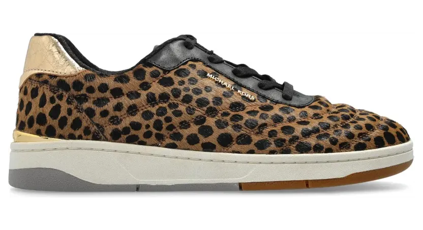 Michael Kors Sneakers mit Leoparden-Print – Braun (43R5PIFS1H)