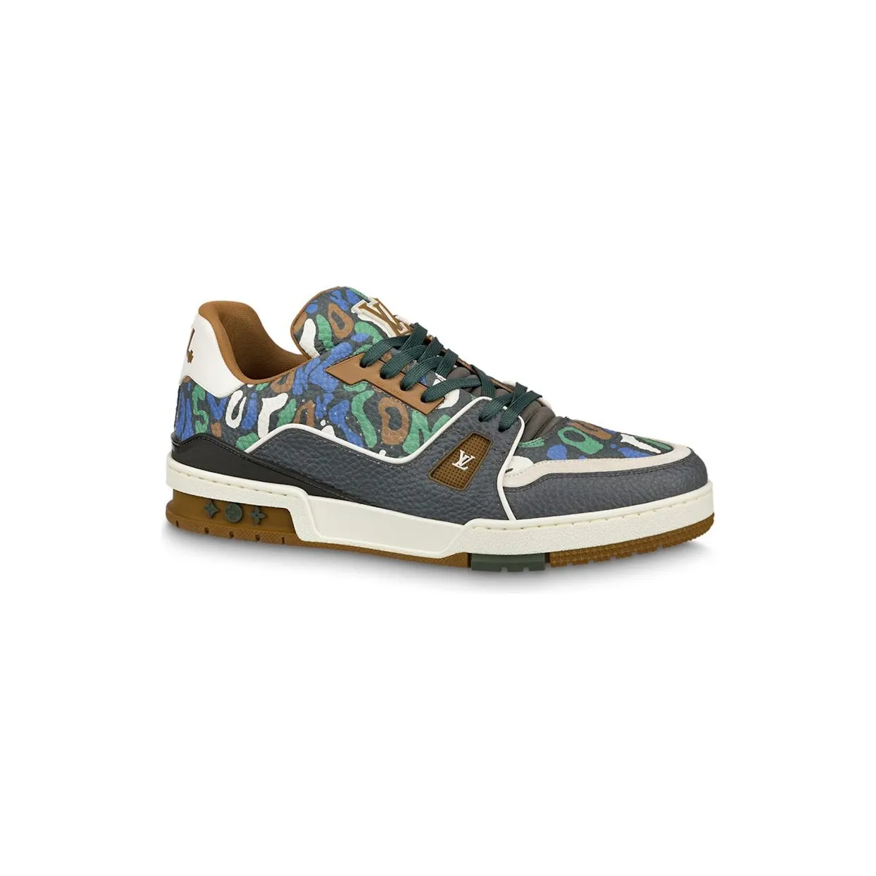 Louis Vuitton Trainer Khaki Camo (1AARYD)