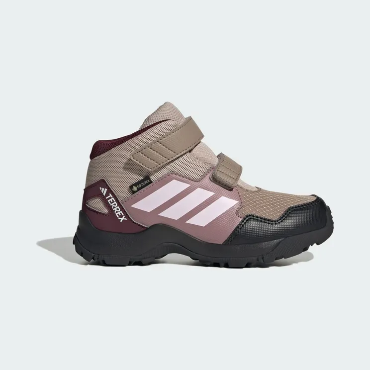 adidas Terrex Skychaser Mid Gore-tex Hiking Shoes Kids “Chalky Brown / Distilled Pink / Magic Mauve” (KI5840)