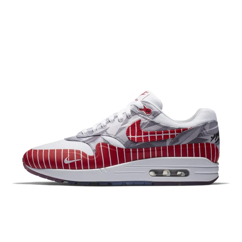 Nike Air Max 1 x Wasafu Los Primeros White/University Red-Neutral Grey (AH7740-100)