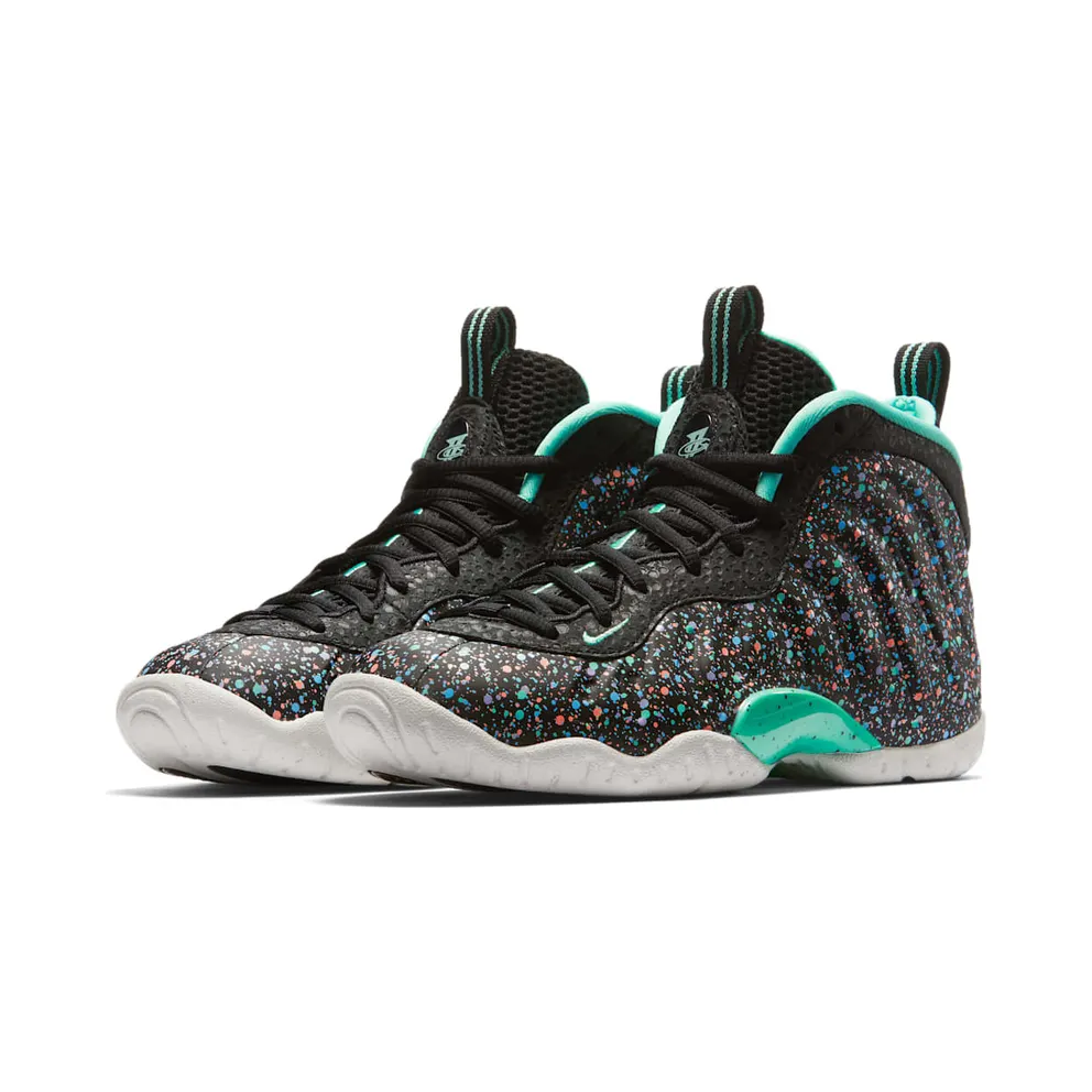 Nike Air Foamposite One Easter 2018 (GS) Black/Green Glow-Lagoon Pulse (846077-004)