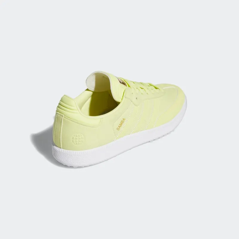 adidas Special Edition Samba Spikeless Golf Shoes Pulse Yellow / Pulse Yellow / Cloud White (HP7877)