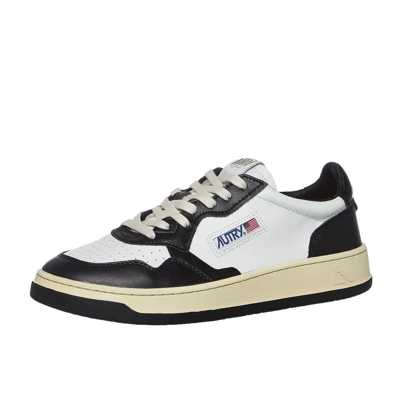 Autry Medalist Low White / Black (AULMWB01)
