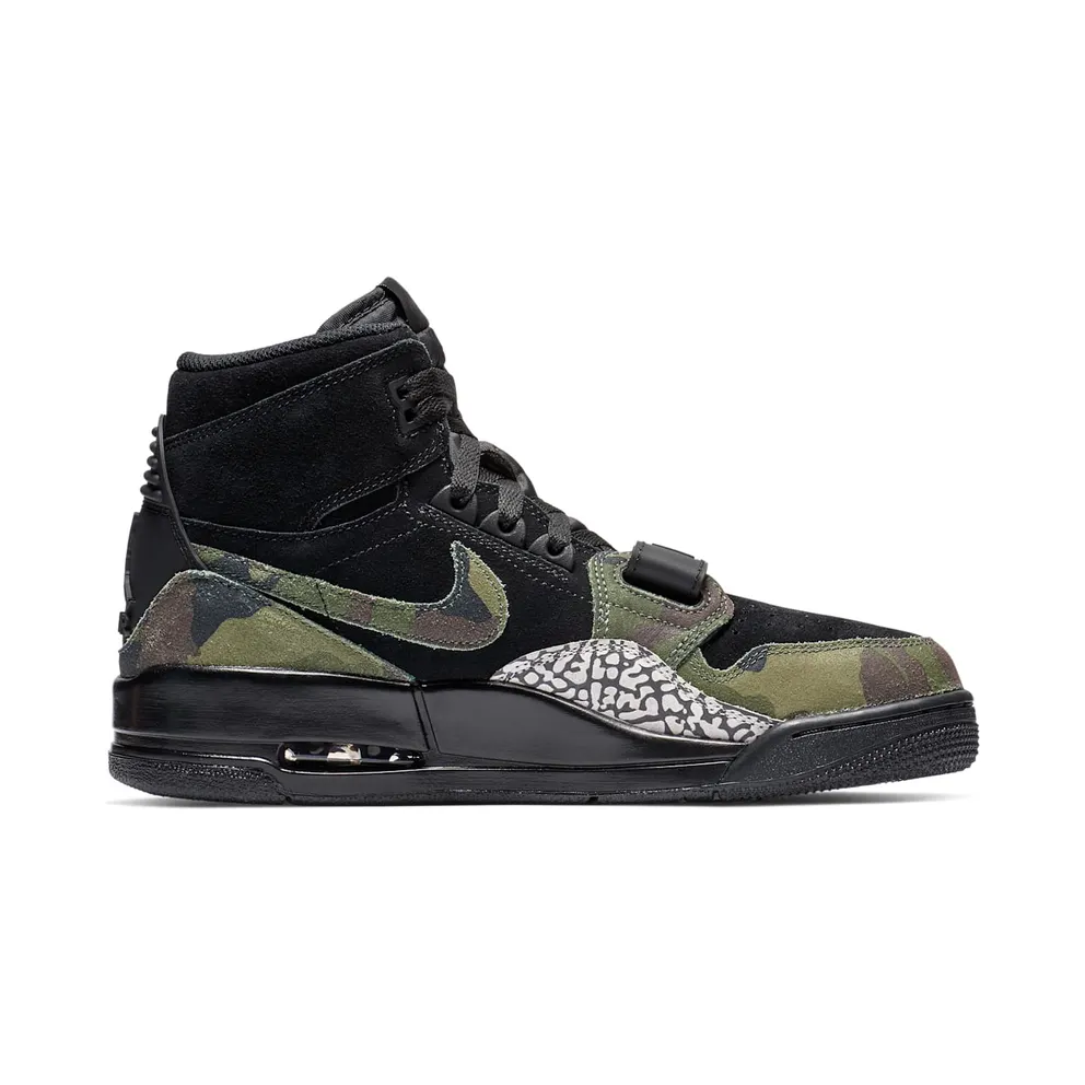 Air Jordan Nike AJ Legacy 321 Black Woodland Camo (AV3922-003)