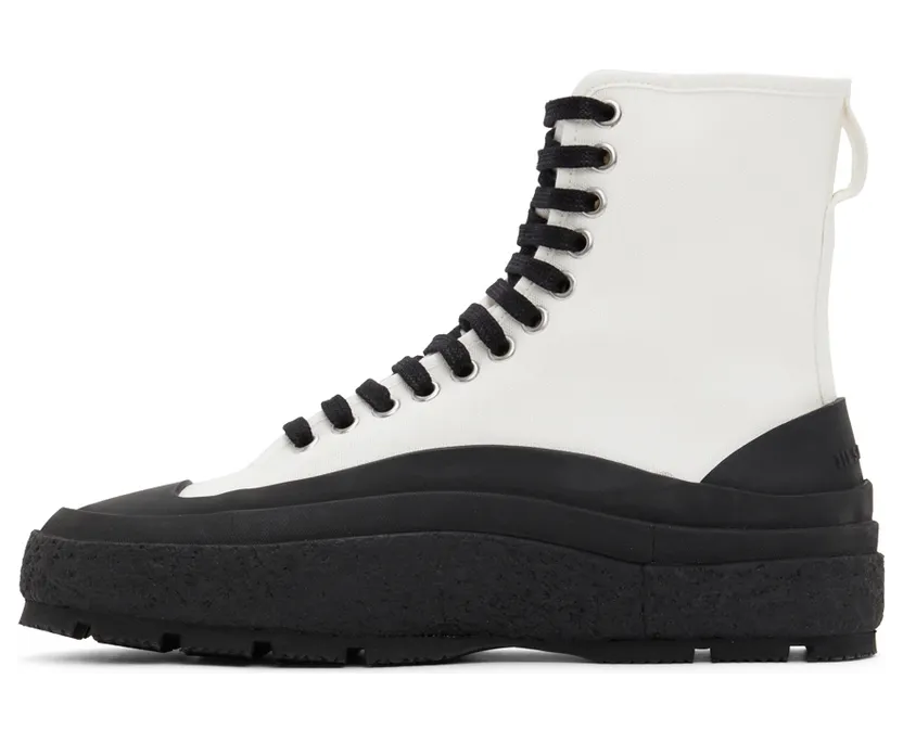 Jil Sander Off-White Canvas High-Top Sneakers (JI37522A_15600) (3)