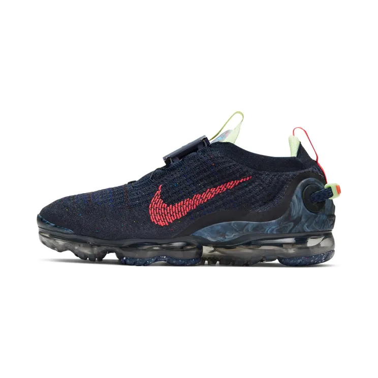 Nike Air Vapormax 2020 Flyknit “Obsidian / Barely Volt / Anthracite / Siren Red” (CW1765-400)