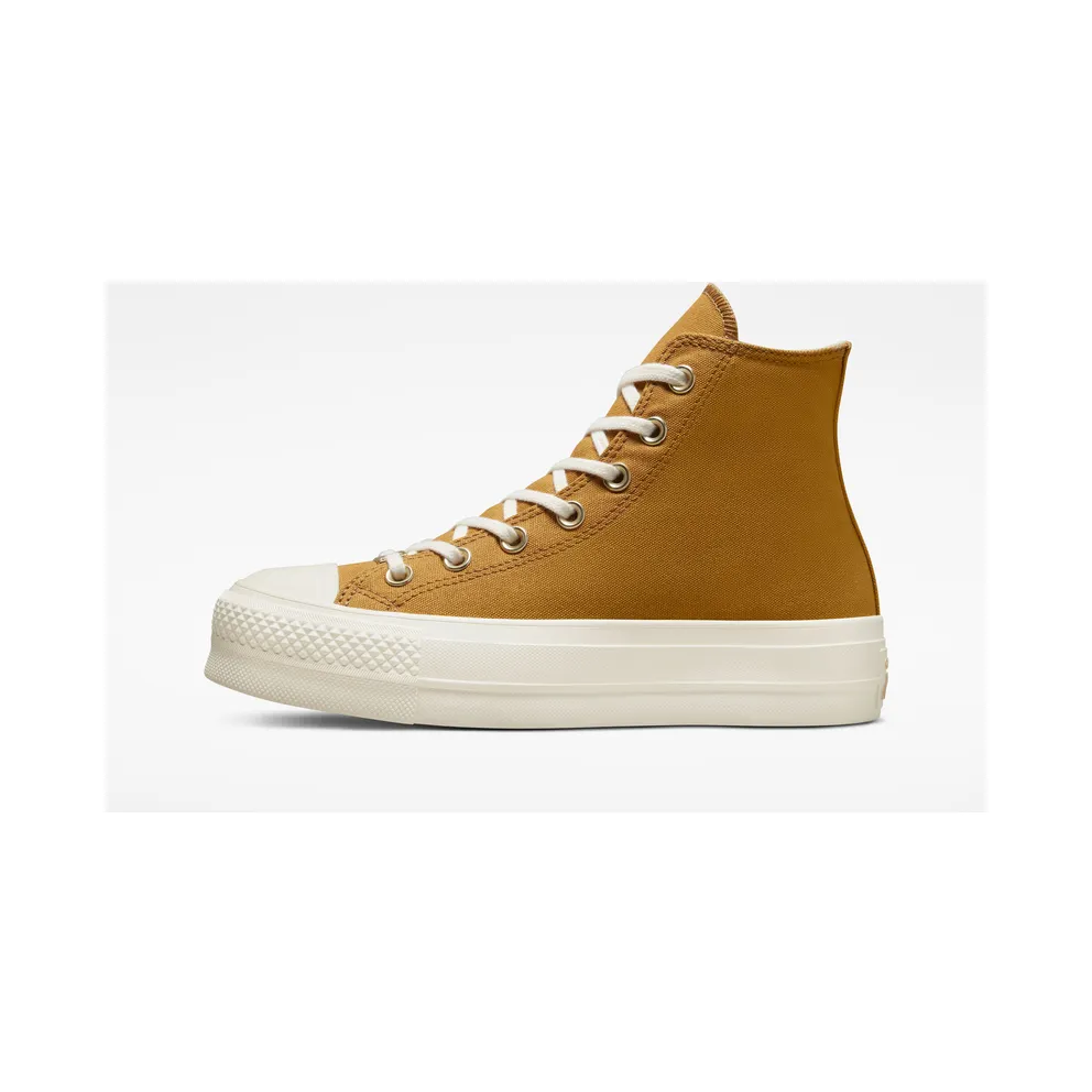 Converse Chuck Taylor All Star Lift Platform Tonal Gold Burnt Honey/light Gold/egret