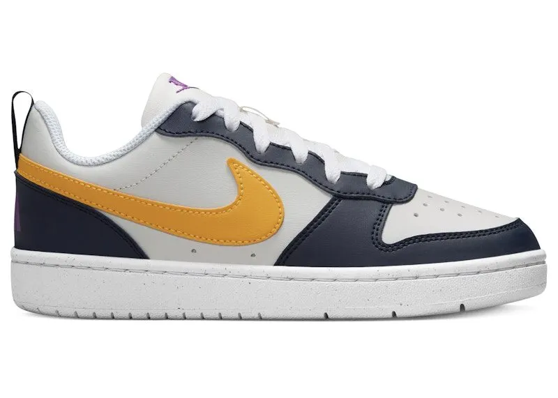 Nike Court Borough Low Recraft Phantom White Obsidian University Gold (HJ3482-071)