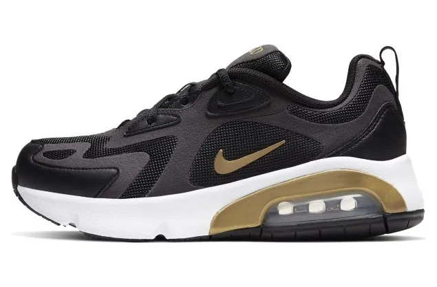 Air Max 200 Black Metallic Gold (GS)