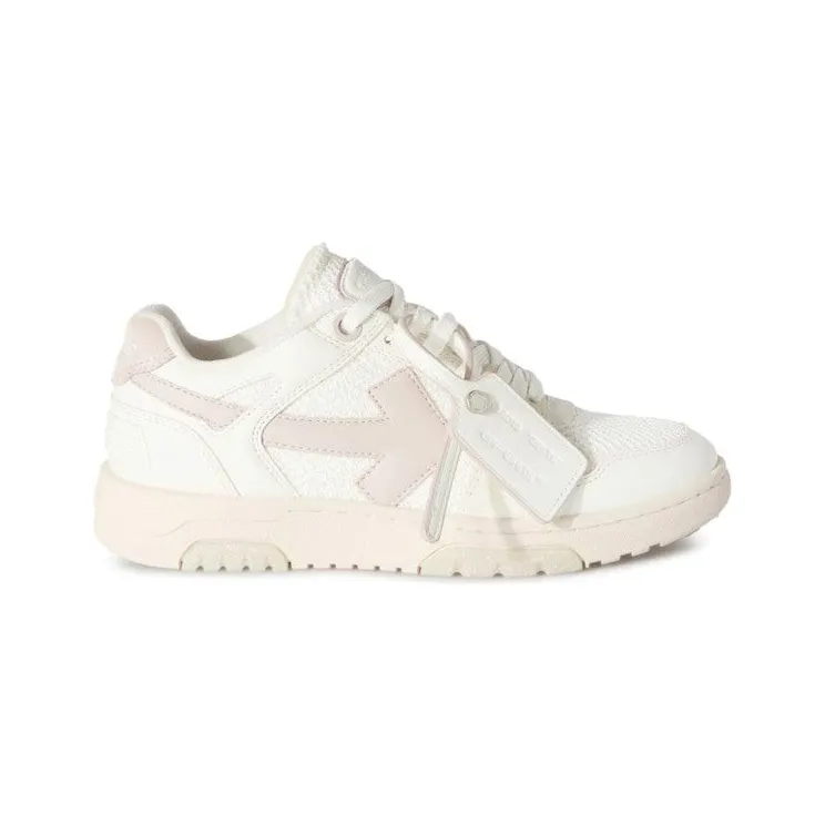 OFF-WHITE Out Of Office OOO Low Tops White Lilac Purple (OWIA276S24LEA0010136)