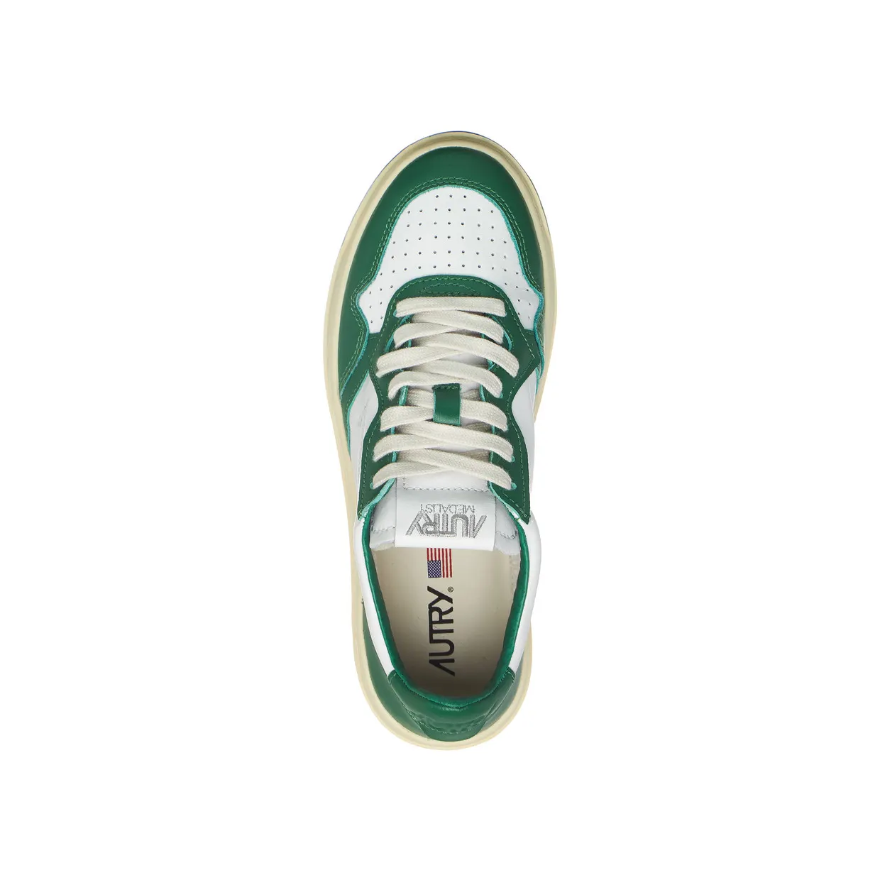 Autry Medalist Low White / Green (AULWWB03) (3)