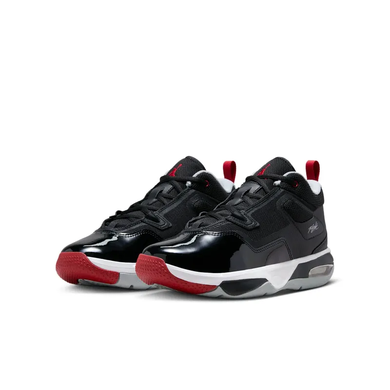 Jordan Stay Loyal 3 Black White Wolf Grey Varsity Red (FB9922-006)