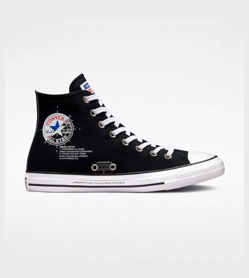 Converse Chuck Taylor All Star Blueprint Zwart/high Risk Red (A01588C)